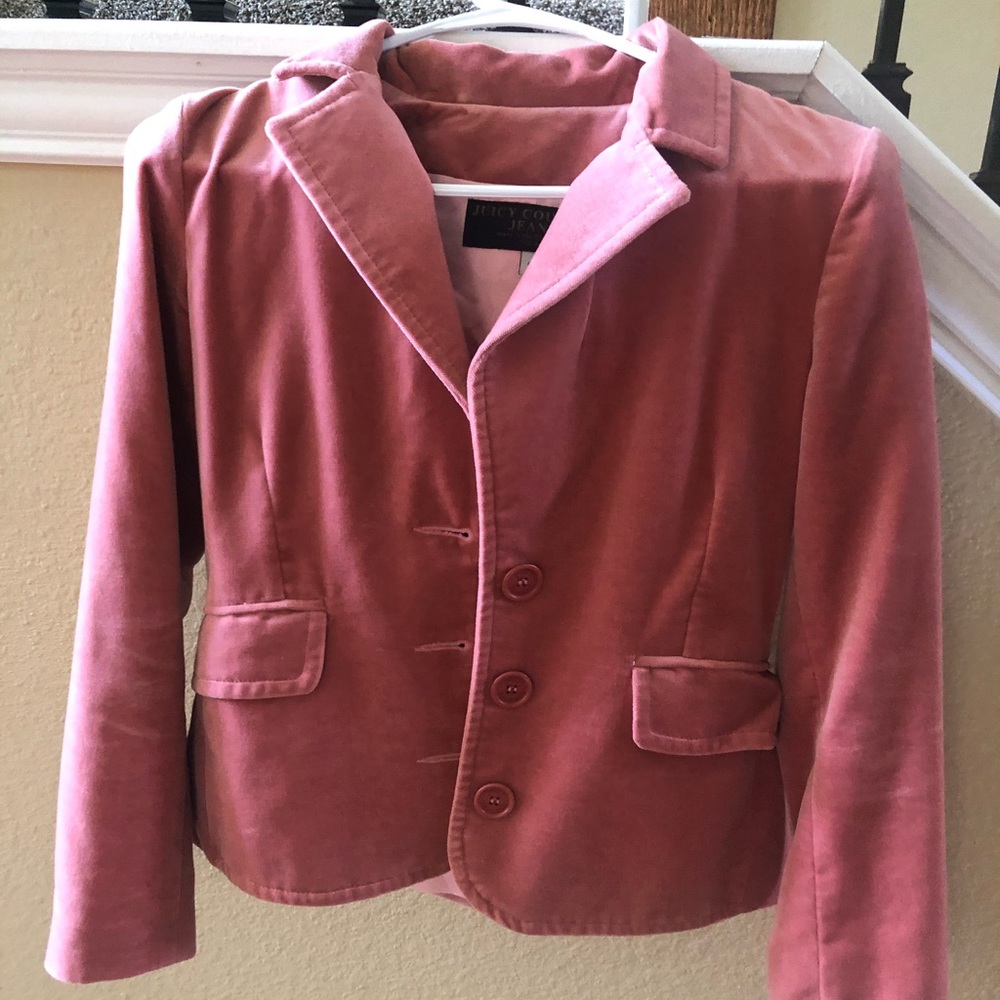 juicy couture velour blazer